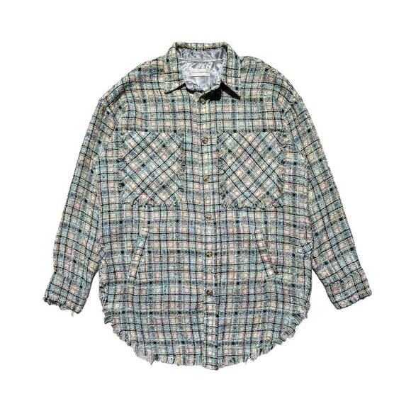 Oversized tweed flannel - Picture 1 of 4